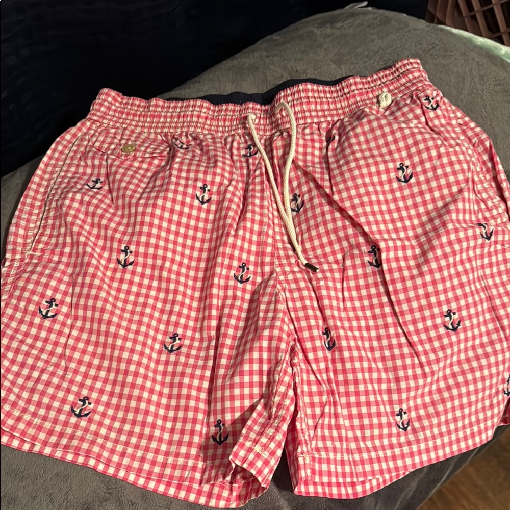 Ralph Lauren Pink Checkered Shorts
